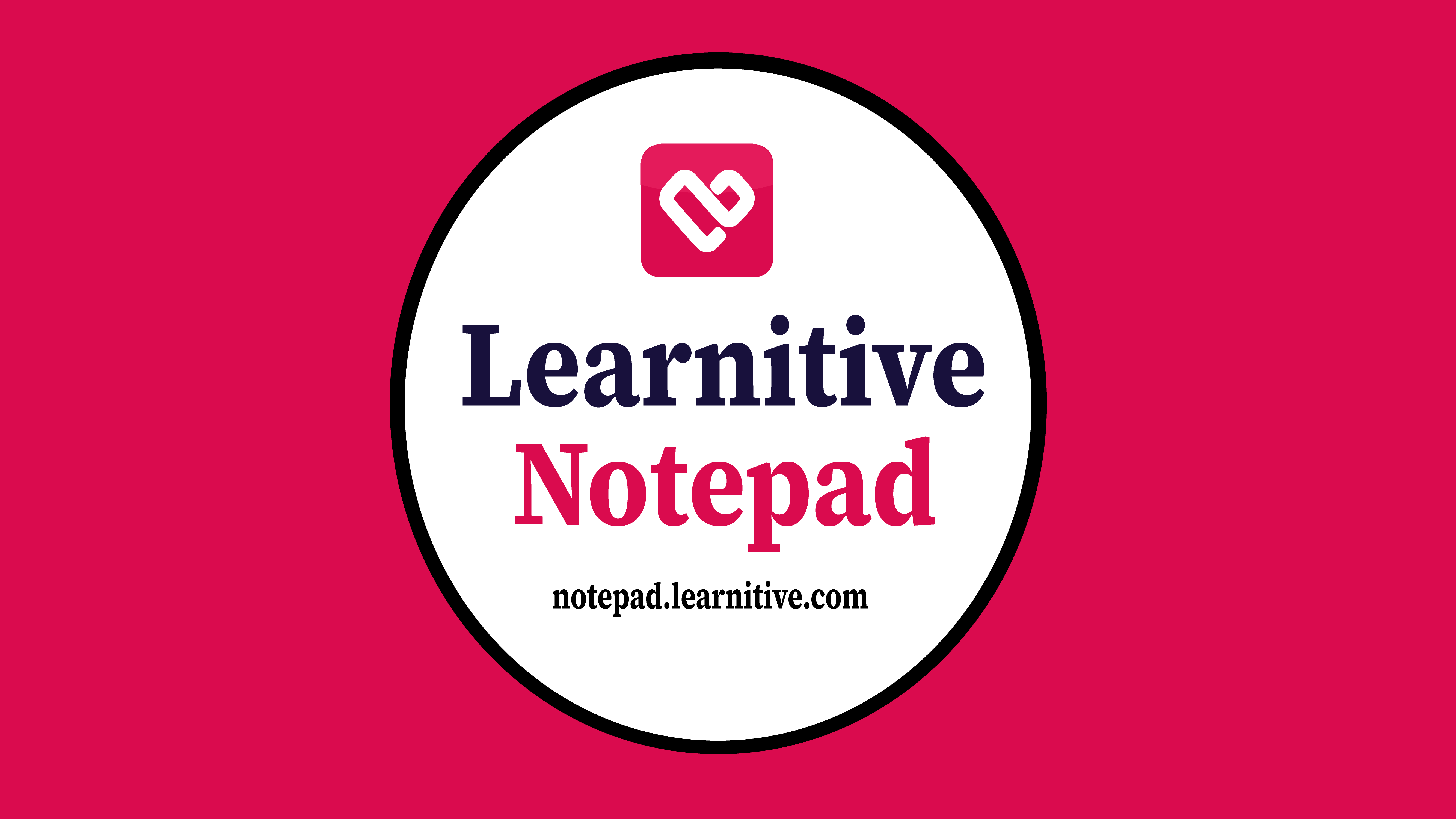 Learnitive Notepad - Your Evernote and Codepen alternative